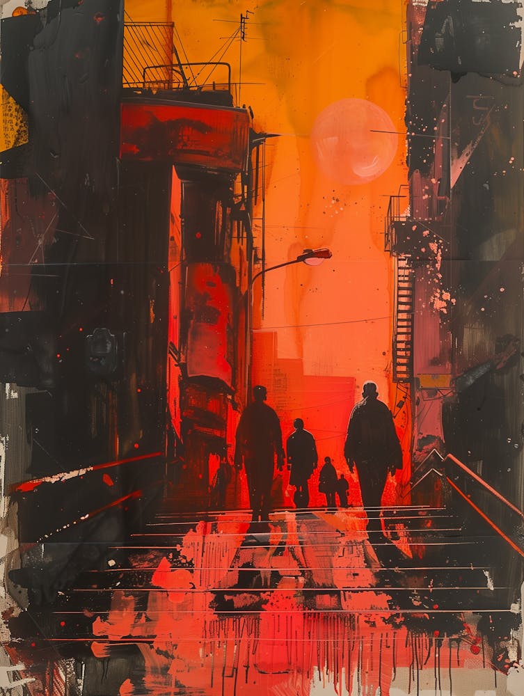 Sunset In The City 1