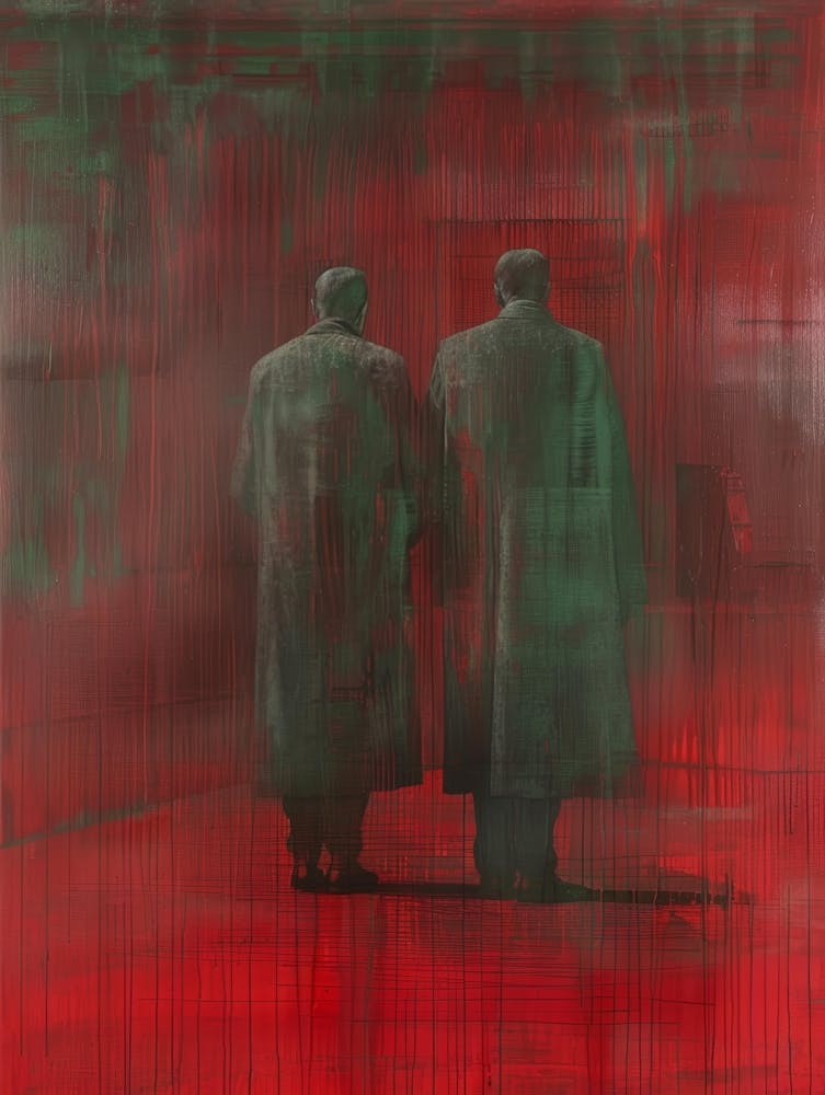 'Two Men In Red Coats'