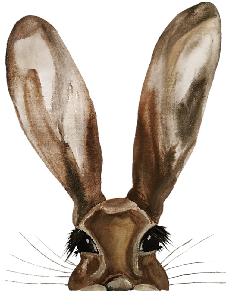 Hare Watercolour 1