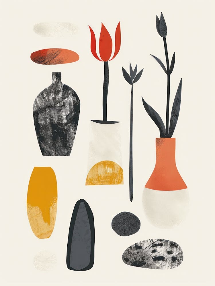 Cute Objects Abstract Illustration 10