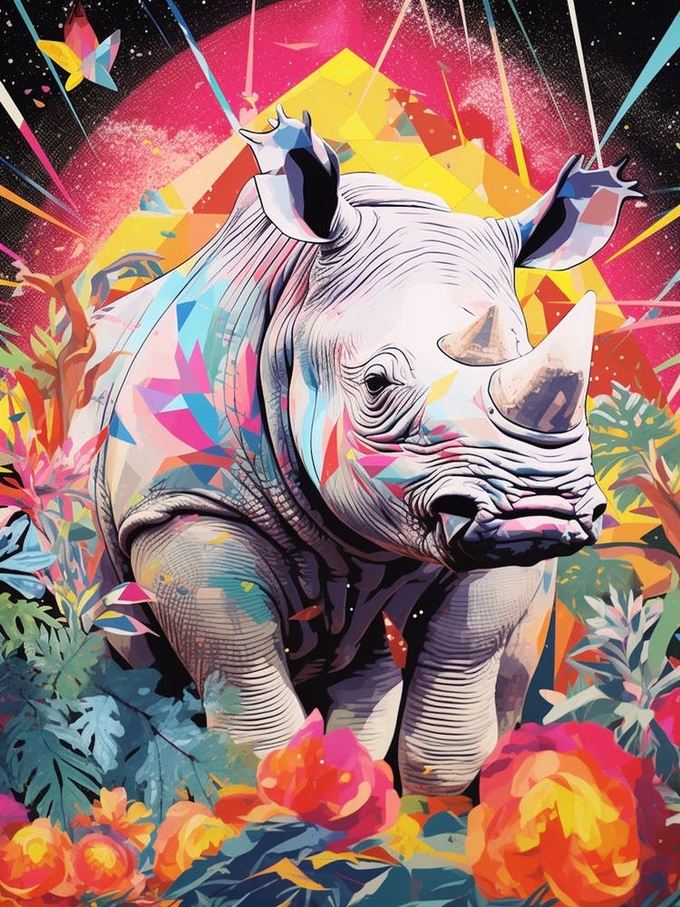 Rhino Geometric Collage 3