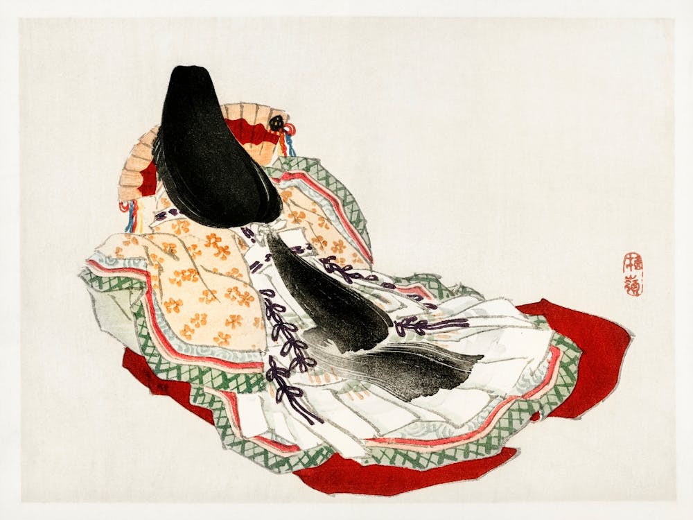 Eine Dame im Kimono, Kōno Bairei