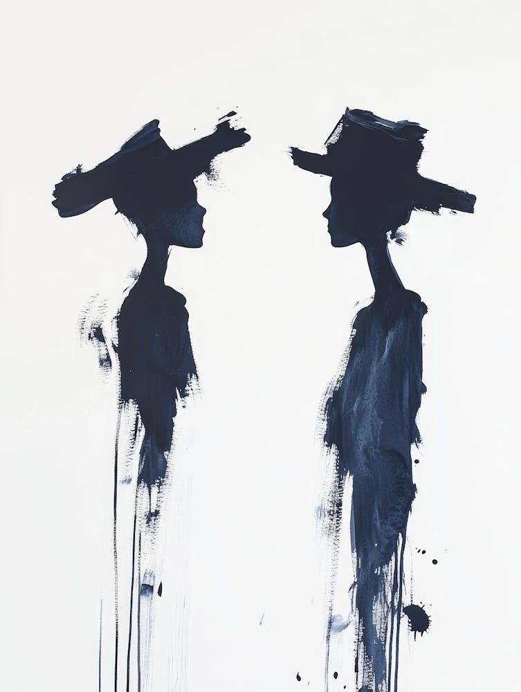 Two Women In Hats