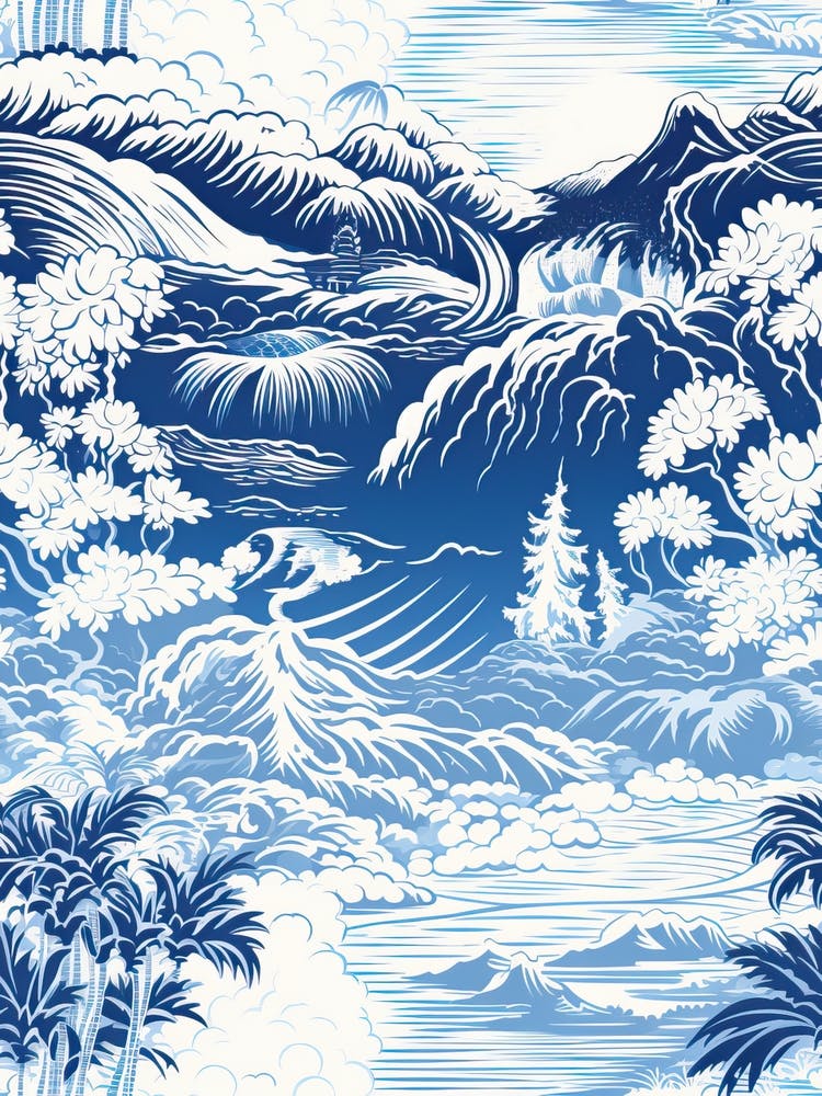 Bora Bora In French Polynesia, Inspired Travel Pattern 1