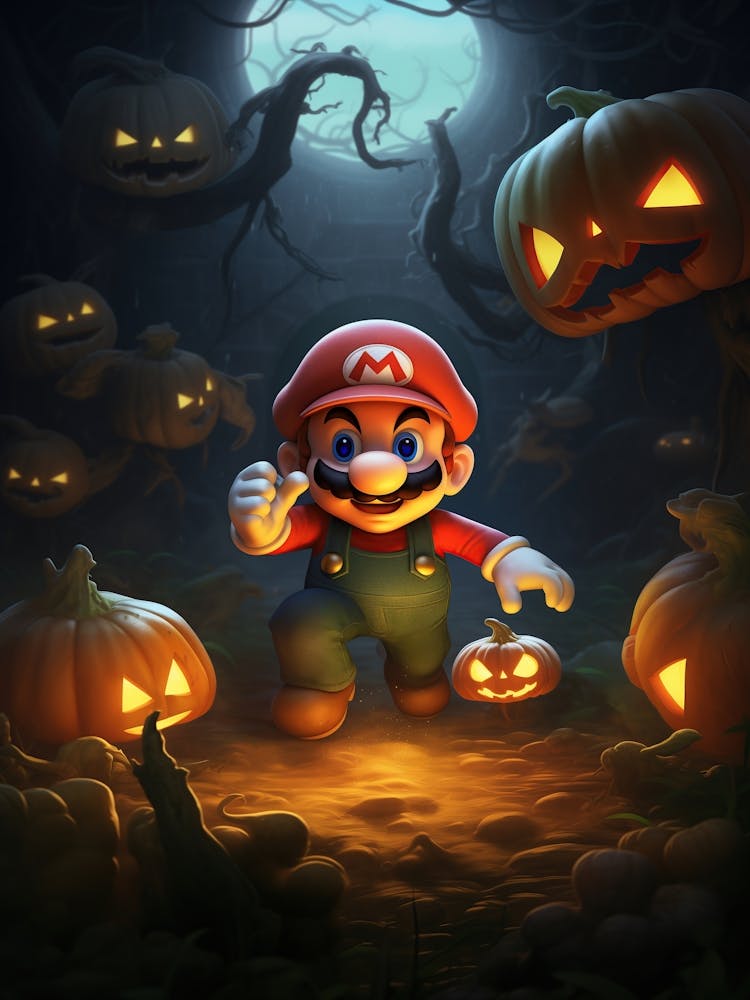Mario Bros Halloween 3