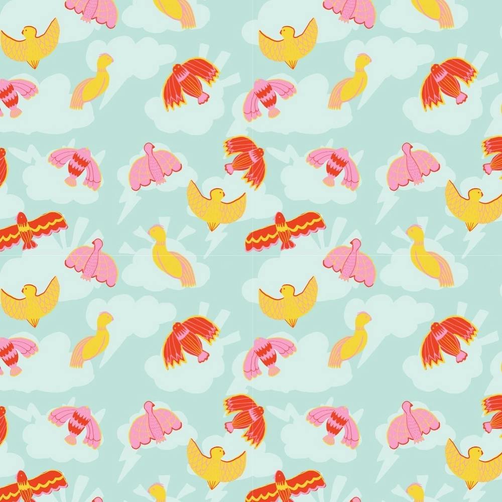 Birds In The Sky Fabric