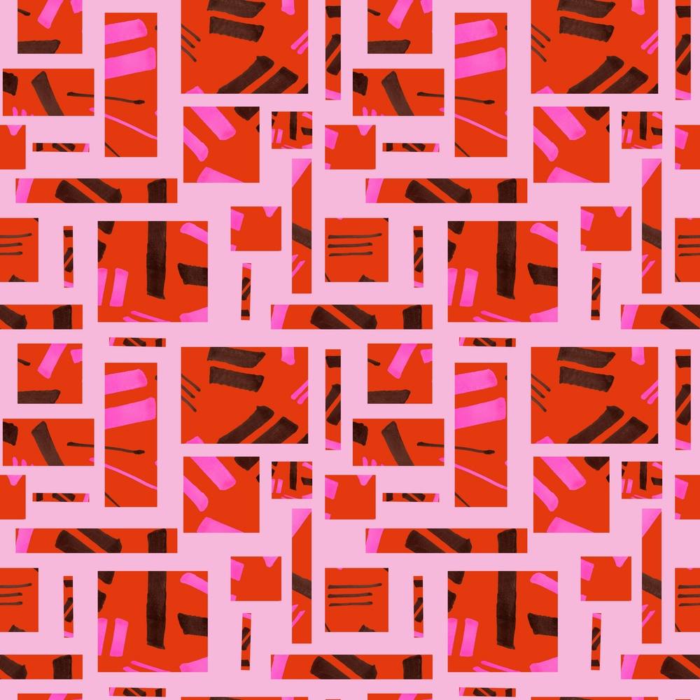 Marques Orange Sur Rose