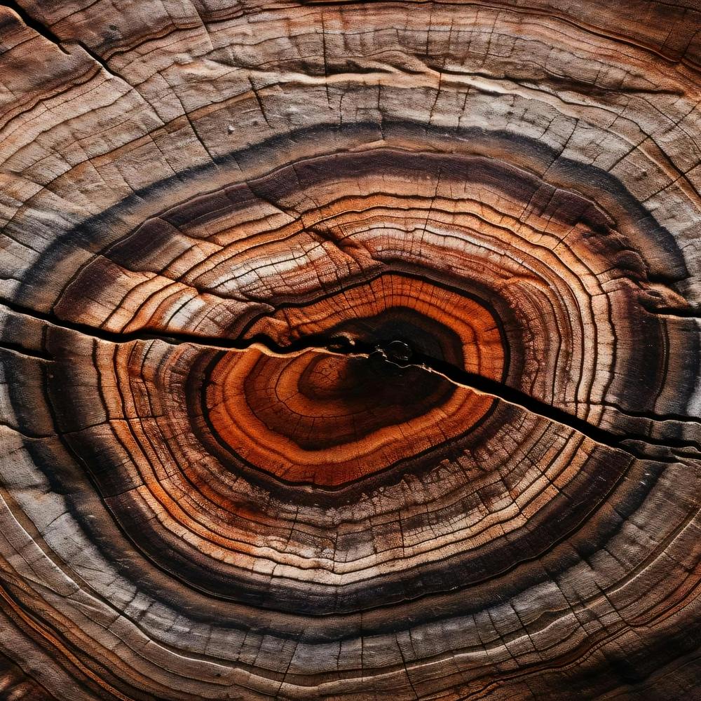 Photography Of The Texture Of A Petrified Wood