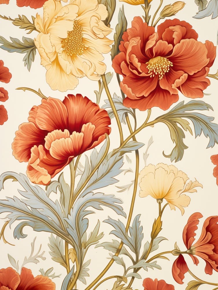 Victorian Floral Wallpaper 3