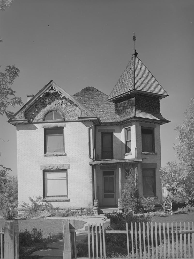 Residence, Panguitch, Utah By Russell Lee