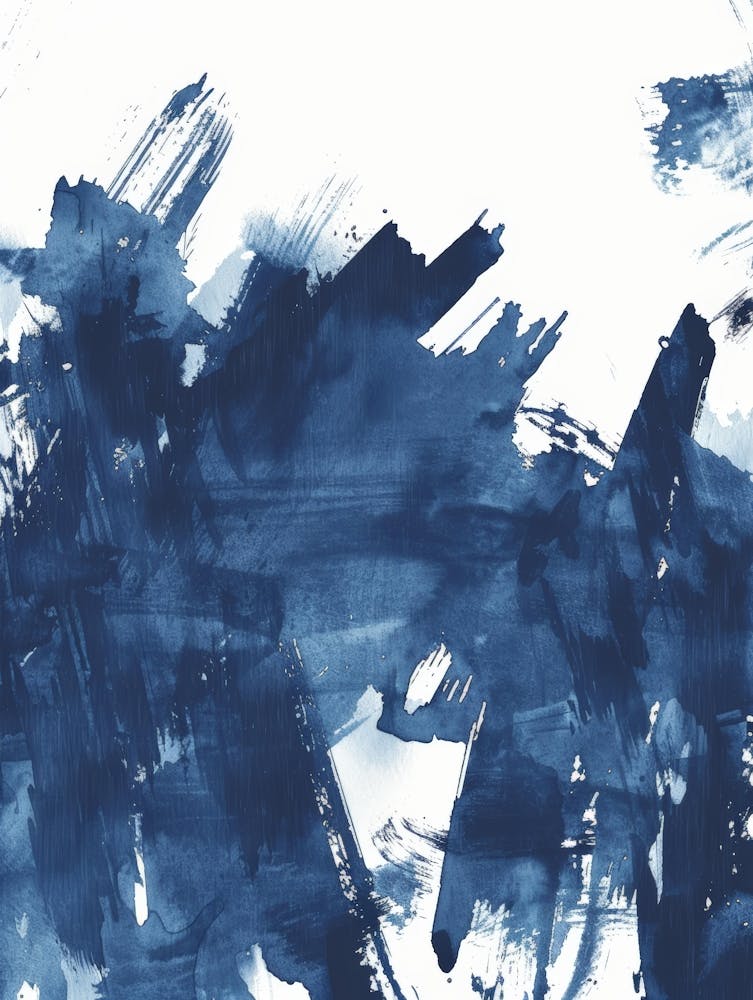 Blue Abstract Painting 4
