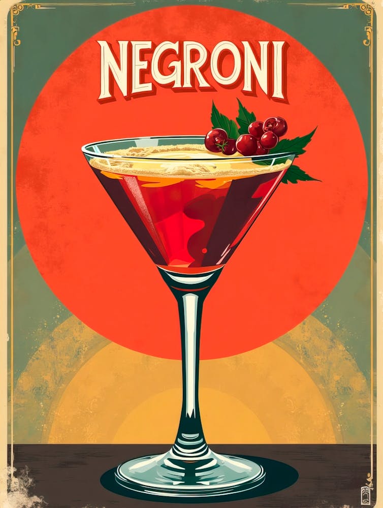 egroni Vintage Poster