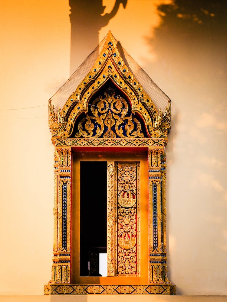 The Golden Window Of Chiang Mai