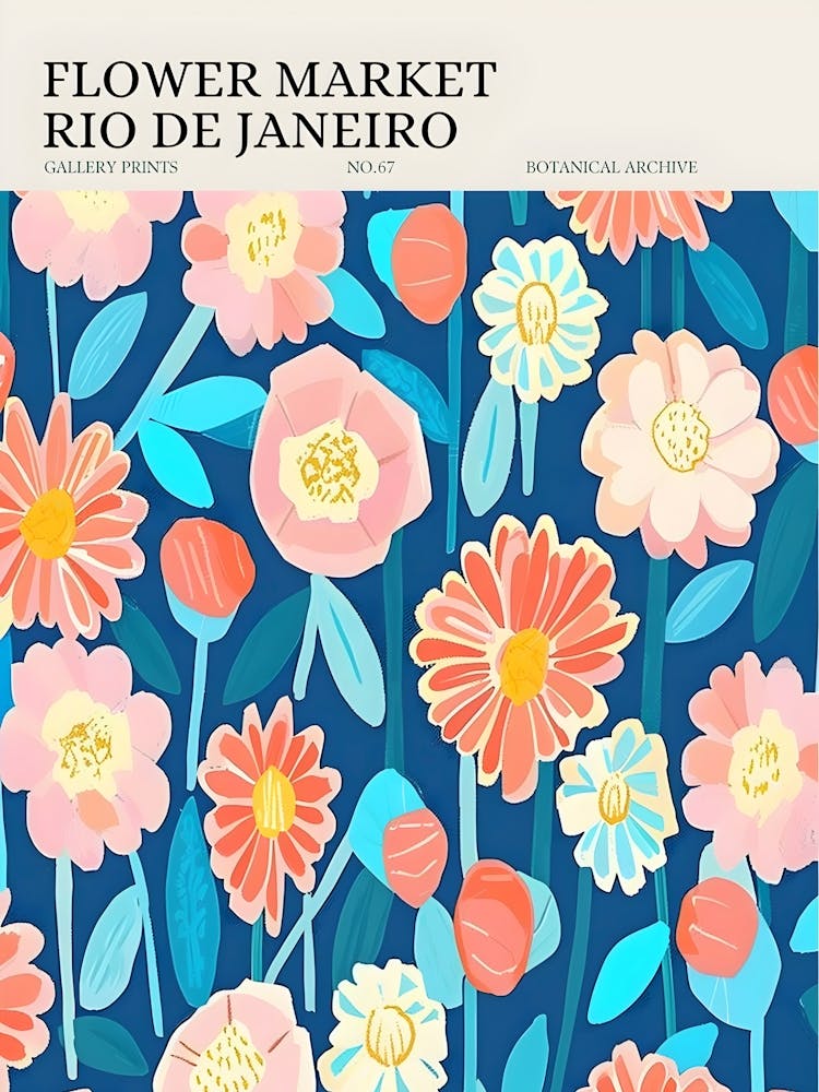 Flower Market Rio De Janeiro 1