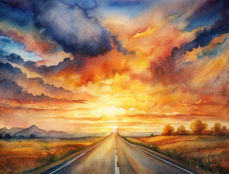 A Horizon To Horizon Road View Under The Brillia