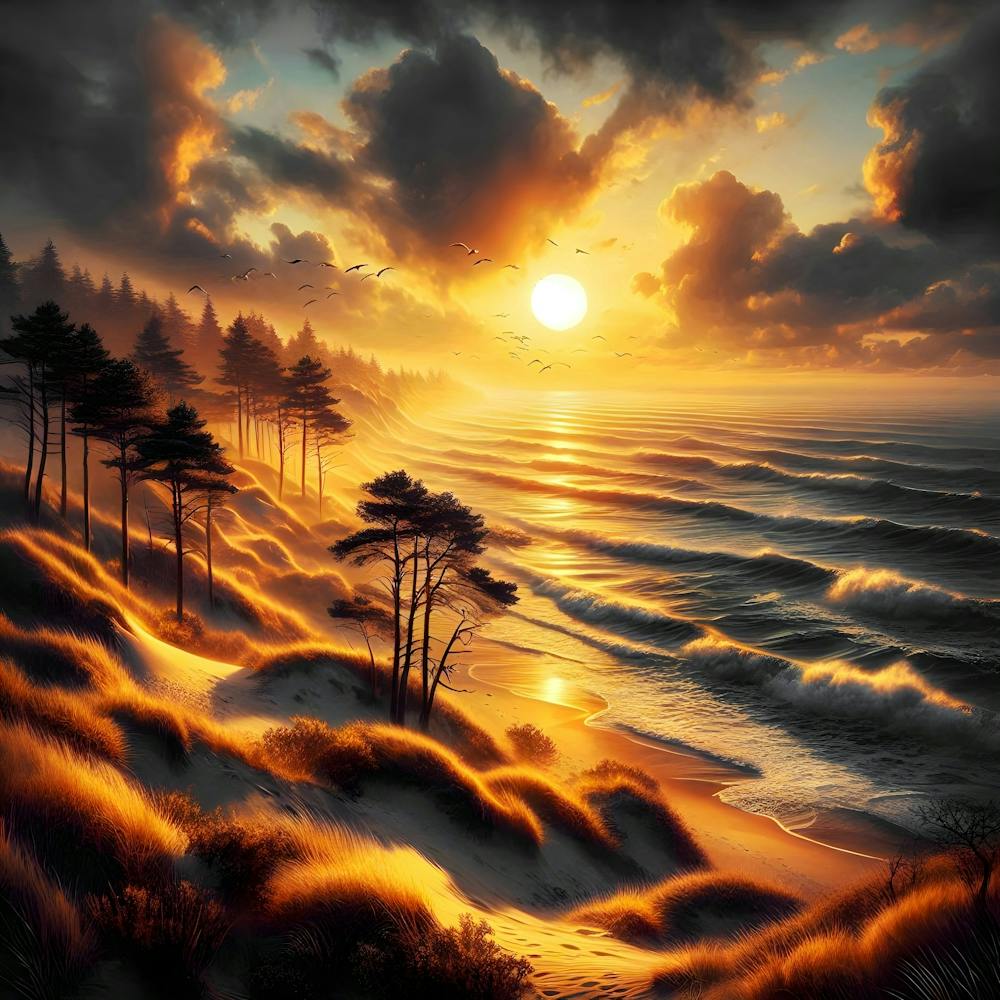 Sunset On The Beach