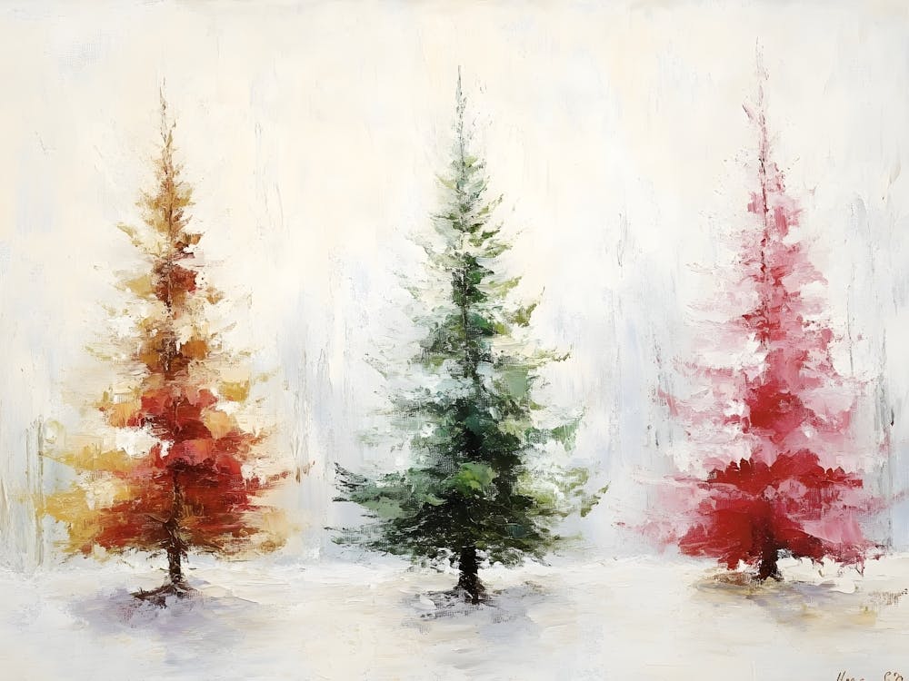 Three Christmas Trees 2
