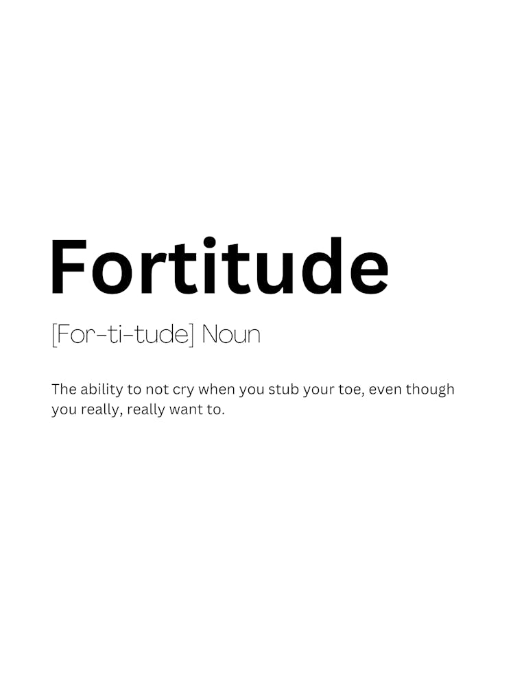 Fortitude Definition Meaning