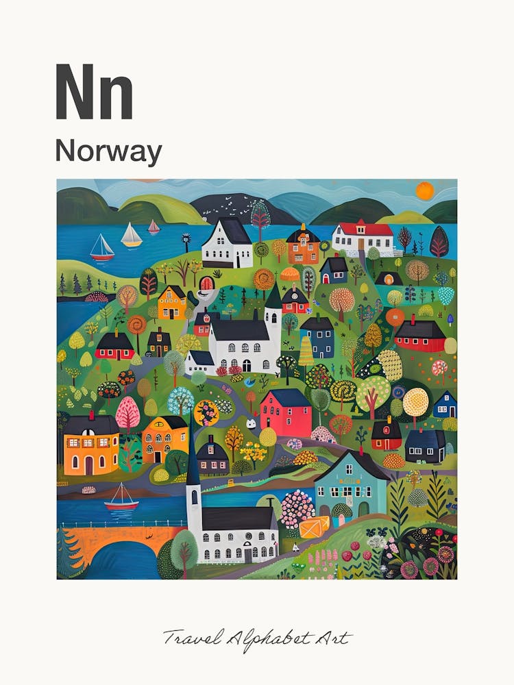 Kids Travel Alphabet  Norway 1