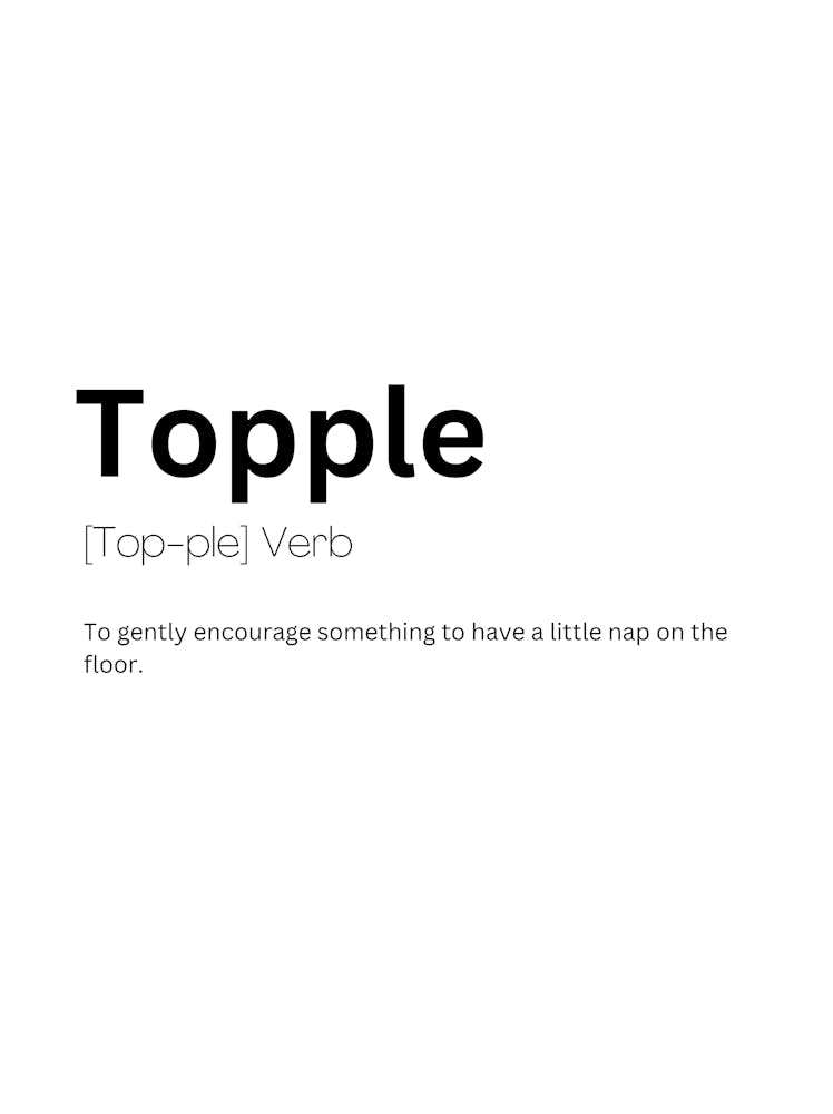 Topple Definition Meaning