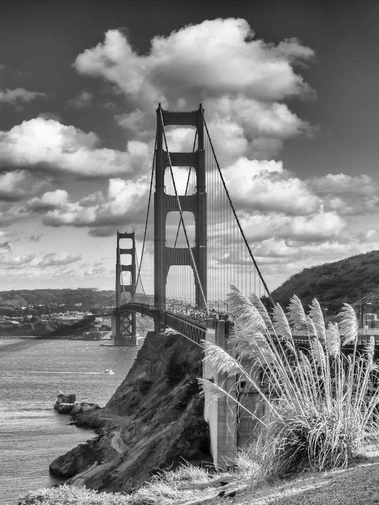 SAN FRANCISCO Monochrom Golden Gate Bridge