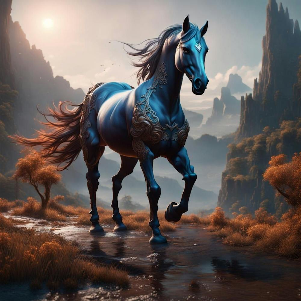 Blue Horse