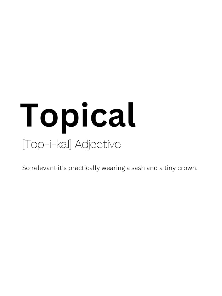 Topical Definition Meaning