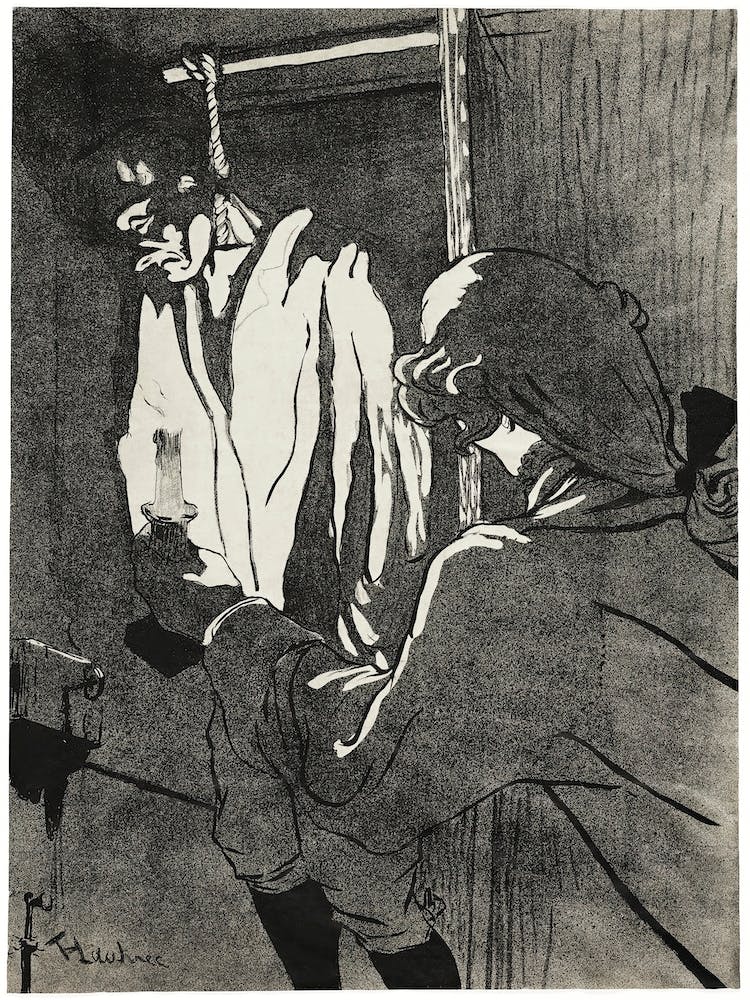 The Hanged Man (1892), Henri de Toulouse-Lautrec