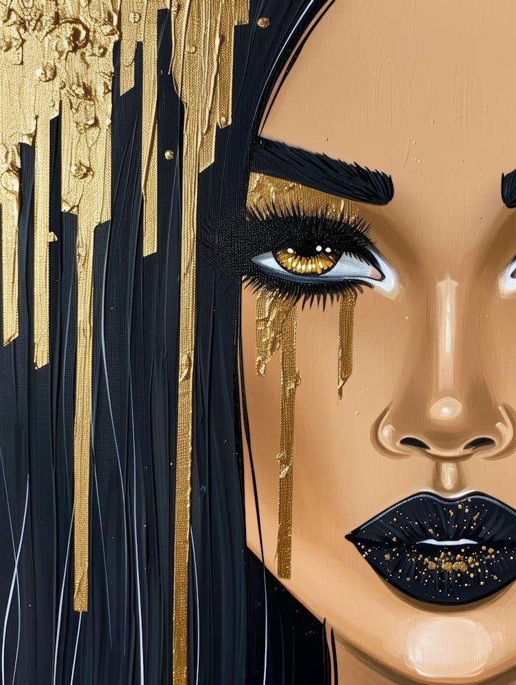 Gold And Black 55