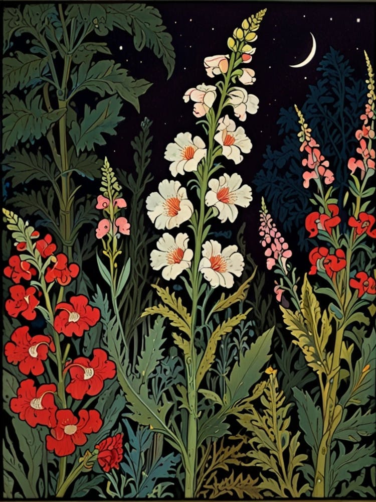William Morris Night In The Garden 4