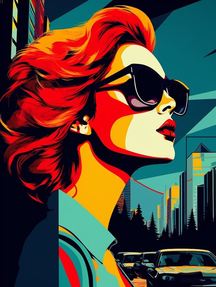 Redmond Washington Retro Pop Art 22