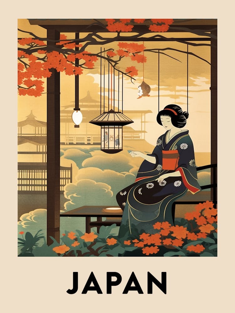 Vintage Travel Poster Japan 8