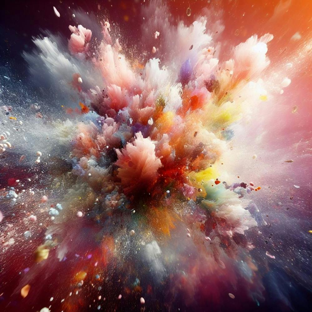 Abstract Explosion Of Colors