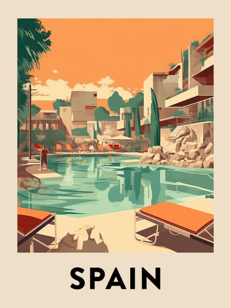 Vintage Travel Poster Spain 4