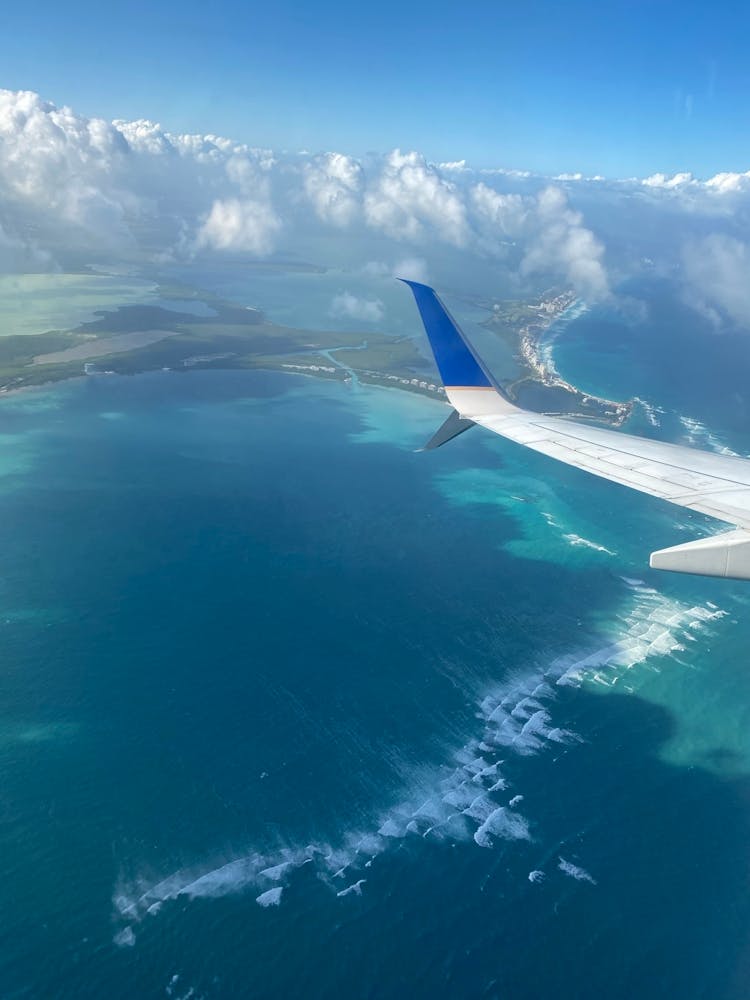 Flying Over The Ocean