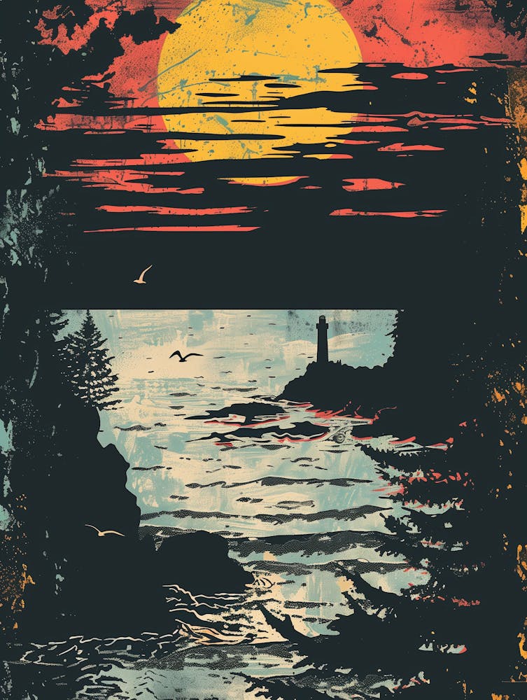 Sunset At The Lighthouse 2