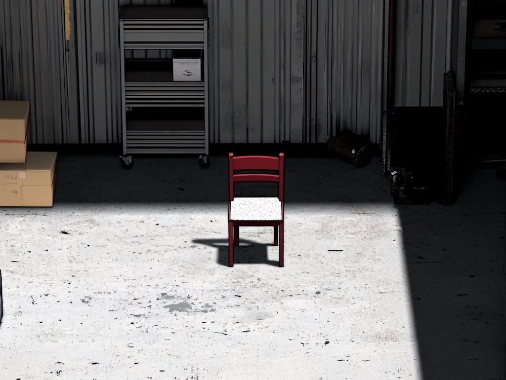 Chair In A Garage