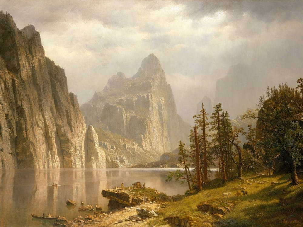 Merced River, Yosemite Valley, Albert Bierstadt