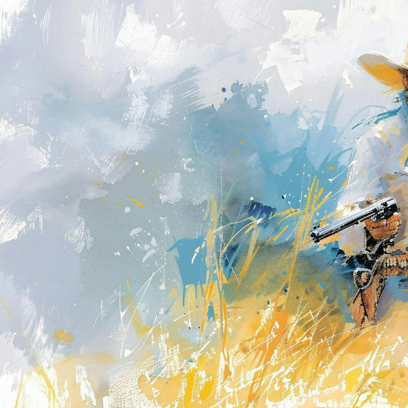 Peinture de Cowboy