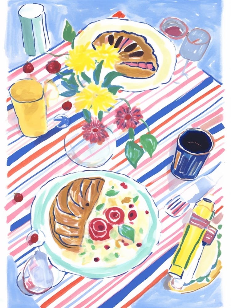 Summer Food Tablescape 2