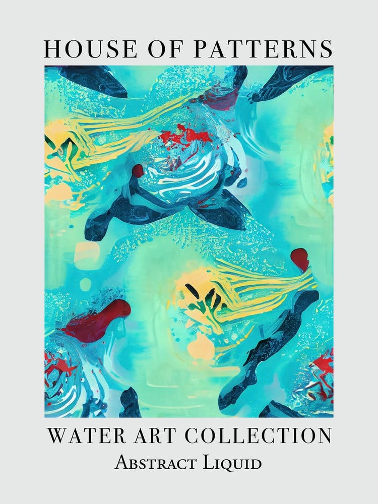 House Of Patterns Abstract Liquid Water 2