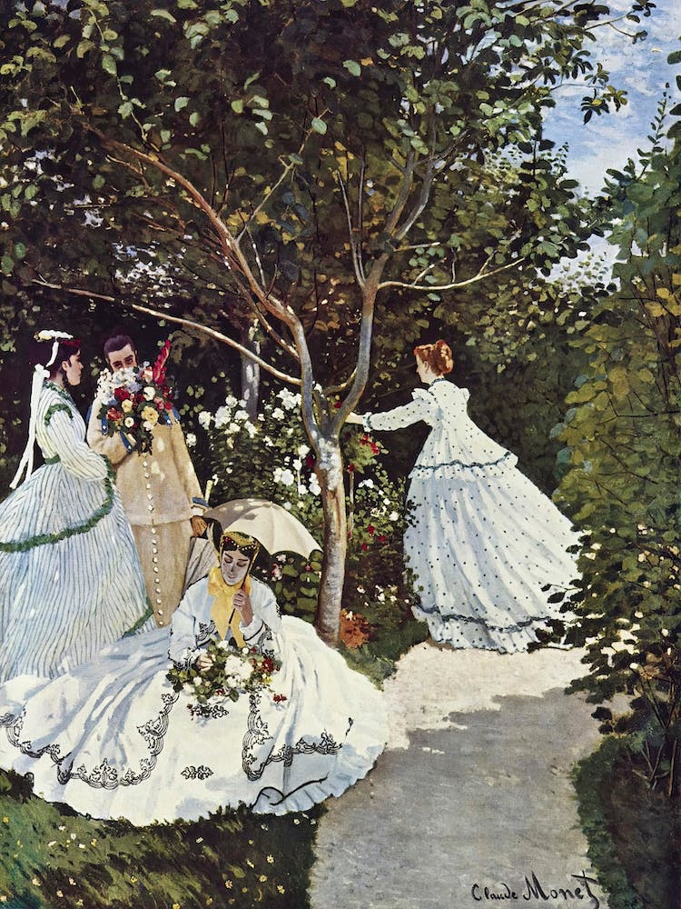 Women In The Garden (1866), Claude Monet