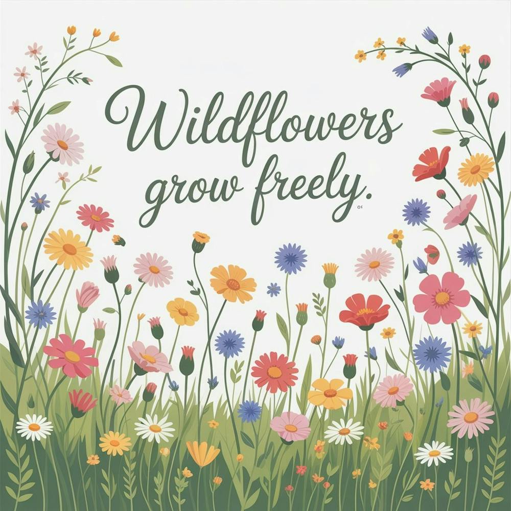 Wildflowers Grow Freely 1