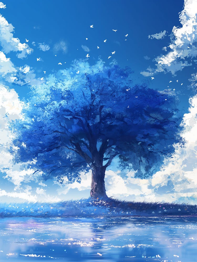 Blue Tree