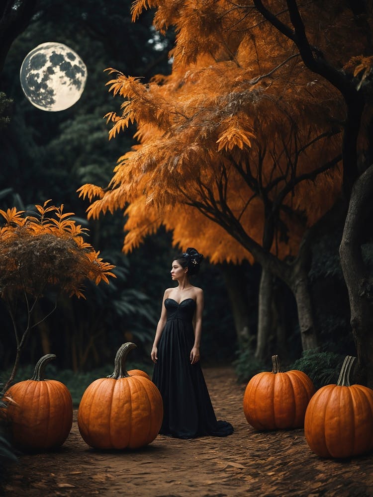 Pleine lune d'Halloween