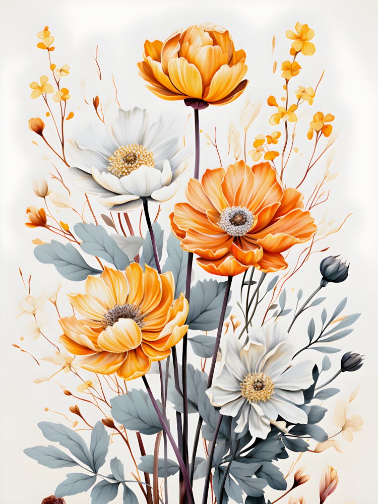 Dawn S Embrace Ethereal Floral Awakening