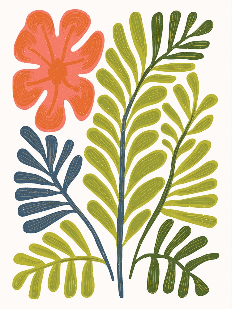 Flower And Leaves 4