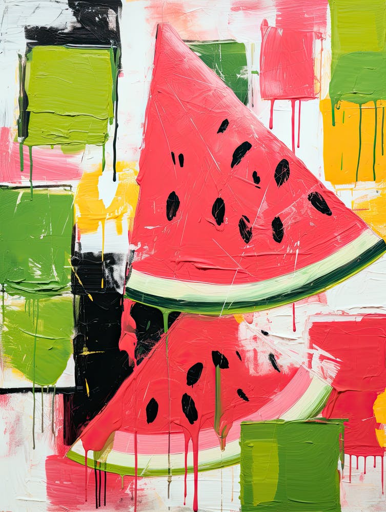 Abstract Melon Medley