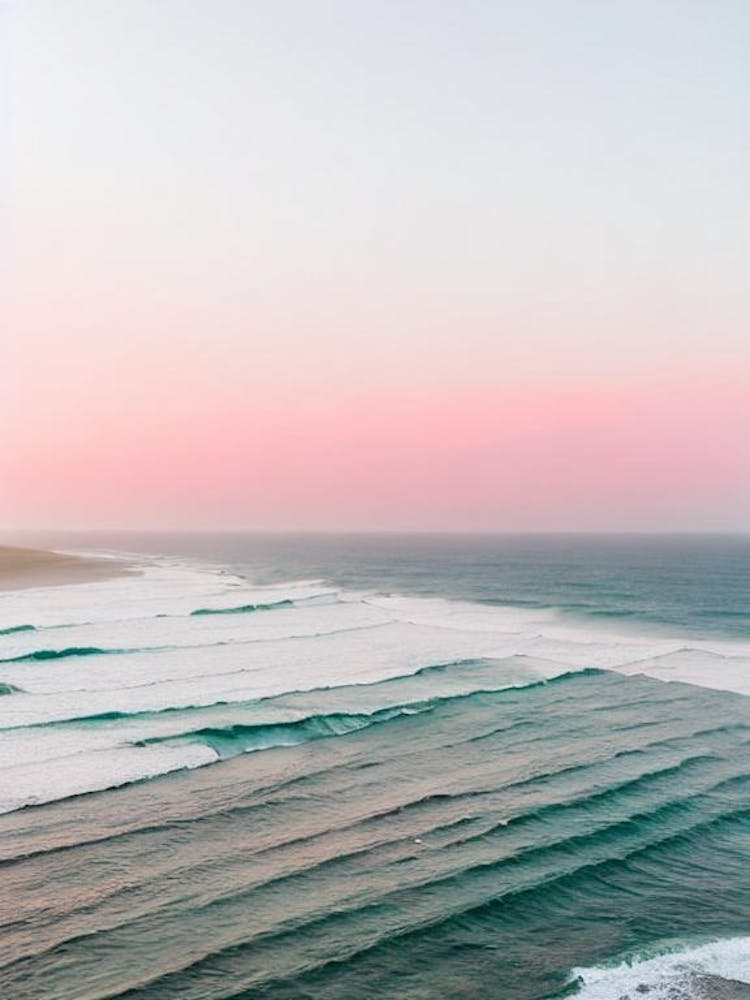 Mawgan Porth Beach, Cornwall Pink Photography 1