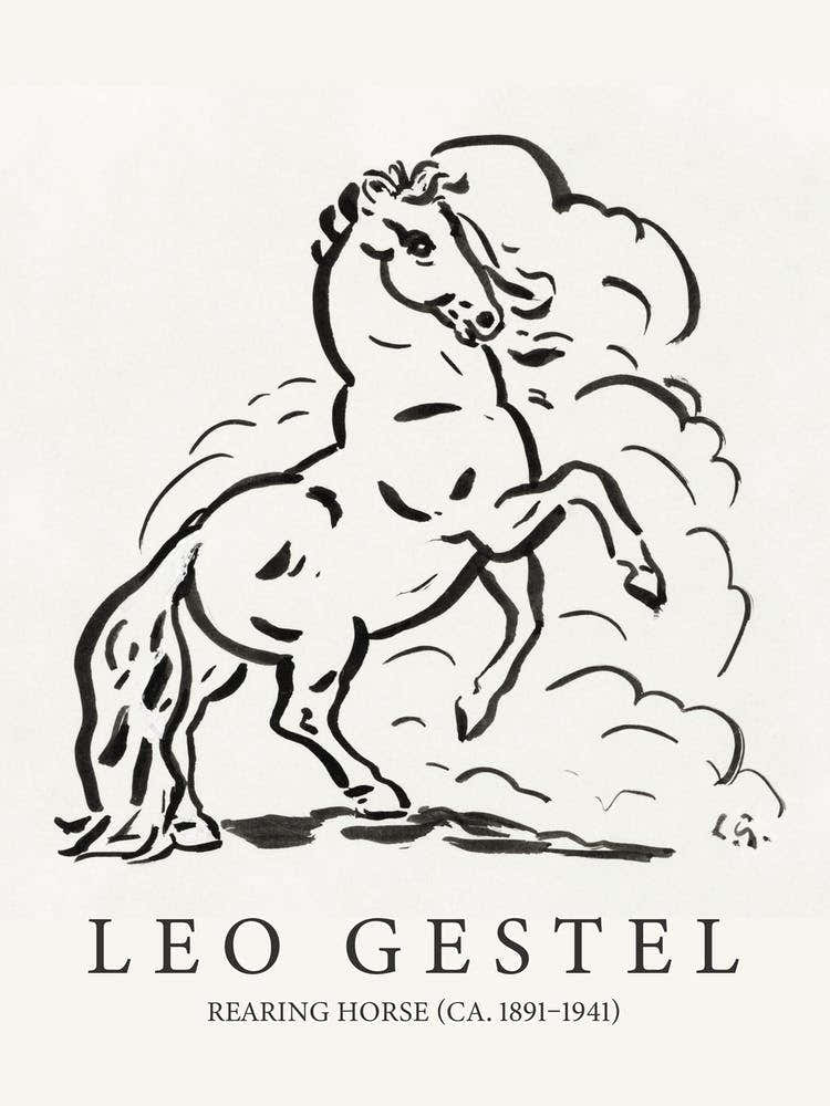 Rearing Horse Leo Gestel